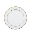Plato pequeño Vintage blanco y dorado Ø 18-20 cm