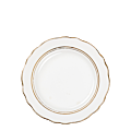 Plato pequeño Vintage blanco y dorado Ø 18-20 cm