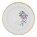 Plato hondo Vintage con flores Ø 23-25 cm