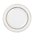 Plato grande Vintage blanco y dorado Ø 23-25 cm