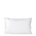 Cojín chintz blanco 40 x 65 cm