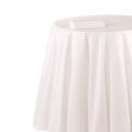 Mantel chintz blanco 310 x 310 cm ignífugo M1