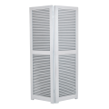 Biombo Luisiana gris acero 2 hojas L 130 cm Alt 205 cm