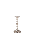 Portavela pequeño vintage plateado