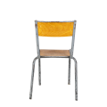 Silla escolar de madera vintage