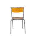 Silla escolar de madera vintage