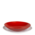 Plato Tobou rojo Ø 30 cm