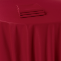 Servilleta de mesa Marjorie rojo 50 x 50 cm ignífuga M1