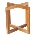 Realce madera natural 20 x 20 cm Alt 17,5 cm