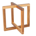 Realce madera natural 20 x 20 cm Alt 17,5 cm