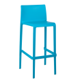 Silla alta Sila azul Alt. 100 cm