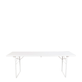 Mesa Kermesse blanca 70 x 220 cm Alt.78 cm