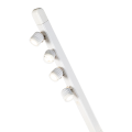 Lote de 2 farola multi direccional blanca autónoma Alt 230 cm