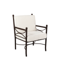 Sillón Toscana con cojín crudo 60 x 70 cm Alt 90 cm