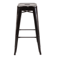 Taburete industrial negro Alt 76 cm