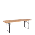 Mesa Wood rectangular 90 x 220 cm – Alt. 77 cm