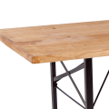 Mesa Wood rectangular 90 x 220 cm – Alt. 77 cm