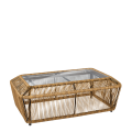 Mesa baja ratán Terraza 65 x 120 cm Alt. 40 cm