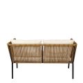 Sofa ratan Terraza 68 x 126 cm Alt. 70 cm
