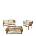Sofa ratan Terraza 68 x 126 cm Alt. 70 cm