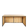 Buffet plegable Rústico Pacífico 100x200 cm Alt.92 cm - Plazo 48h