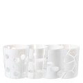 Vaso Melodie blanco Ø 8 cm Alt. 9 cm 24 cl