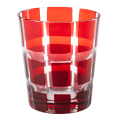 Vaso Mélodie rojo Ø 8 cm Alt. 9 cm 24 cl