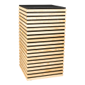 Mesa cóctel alta Deck 60 x 60 cm Alt. 115 cm