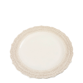 Plato llano Encaje crema Ø 28 cm
