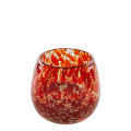 Portavela Murano Rojo Alt. 8 cm. Ø 10 cm.