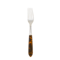 Tenedor de mesa marrón ámbar
