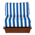 Sillón Chill-out Beach Club Blue 76 x 76 cm  Alt. 70 cm
