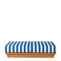 Banqueta Chill-out Beach Club Blue 70 x 140 cm Alt. 36 cm