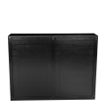 Barra plegable Cigare Club negro 55 x 150 cm Alt. 115 cm