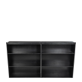 Estantería Cigare Club negro 40 x 80 cm Alt. 120 cm