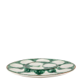 Plato de ostras Vintage verde Ø 34 cm