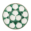 Plato de ostras Vintage verde Ø 34 cm