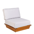 Sillón Lounge gris 76 x 76 cm Alt. 70 cm