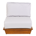 Sillón Lounge gris 76 x 76 cm Alt. 70 cm