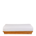 Banqueta Lounge gris 70 x 140 cm Alt. 36 cm