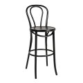 Silla alta Bistrot negra Ø 40 cm H 109 cm