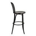 Silla alta Bistrot negra Ø 40 cm H 109 cm