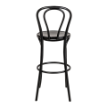 Silla alta Bistrot negra Ø 40 cm H 109 cm