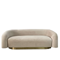 Sofá Roberta beige 82 x 190 cm H 65 cm