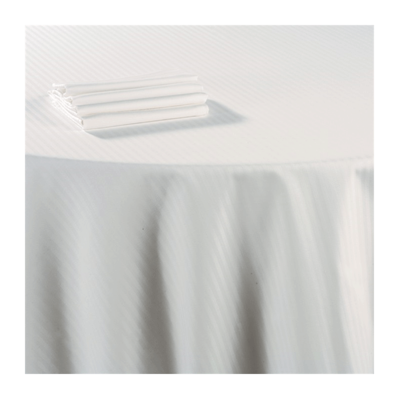 Mantel algodón blanco 210 x 210 cm.