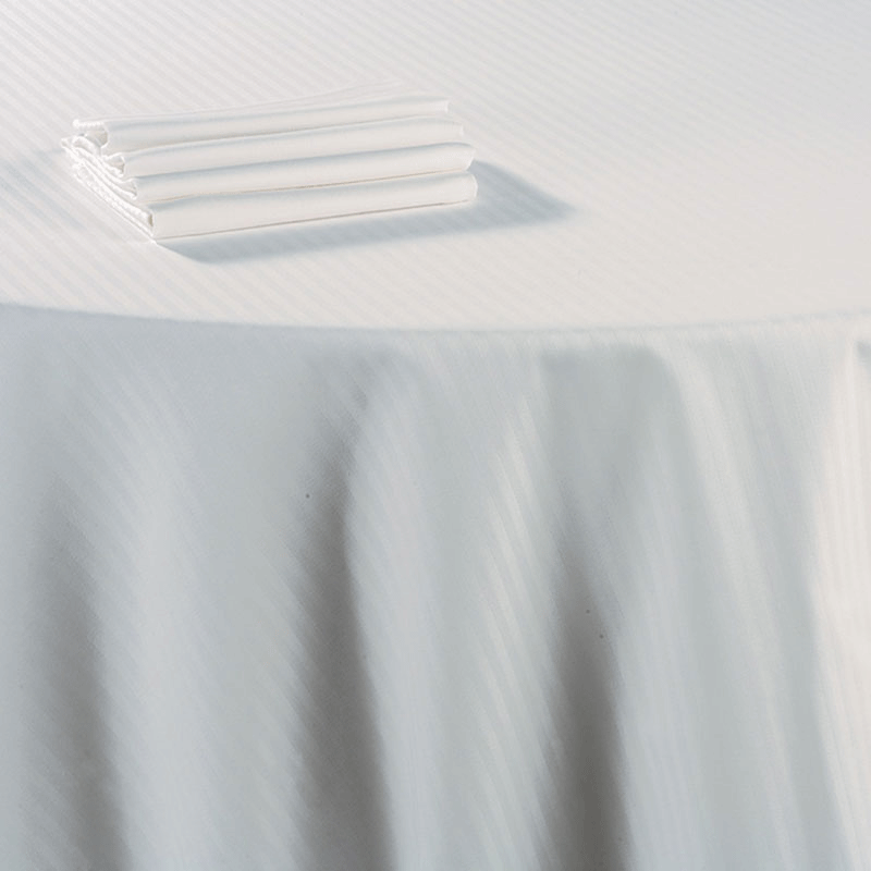 Mantel algodón blanco 240 x 240 cm.