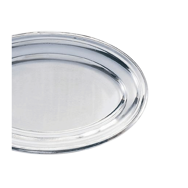 Fuente oval inox 40 x 60 cm.