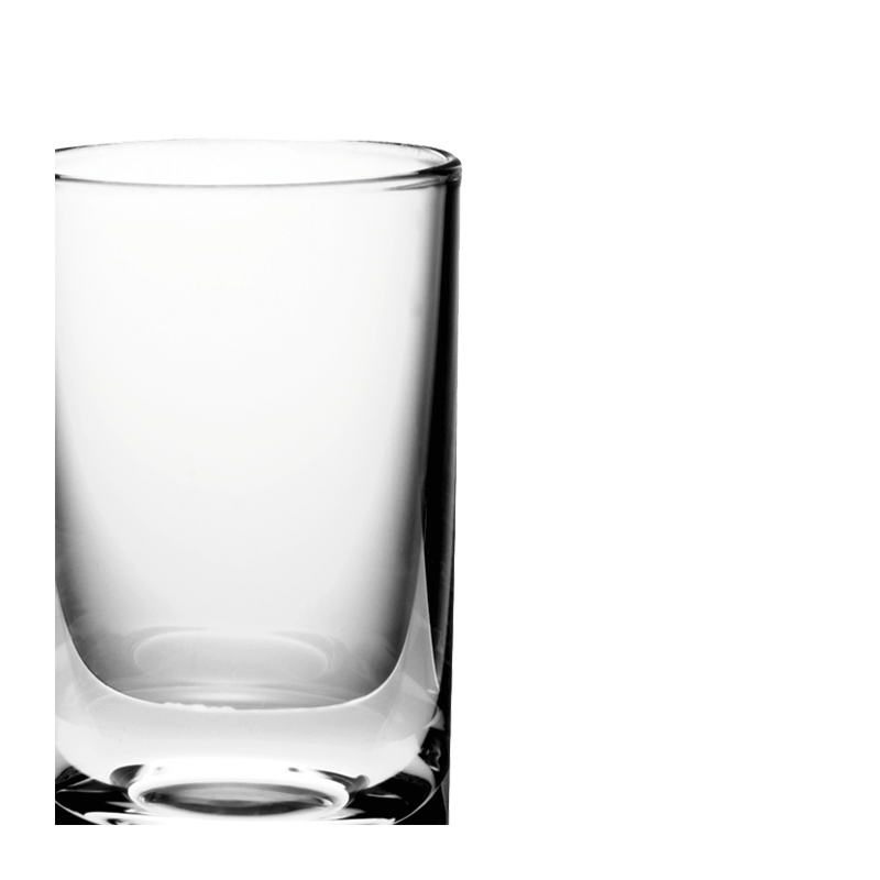 Vaso de vodka modelo pequeño Ø 3.5 H 7 cm 4 cl