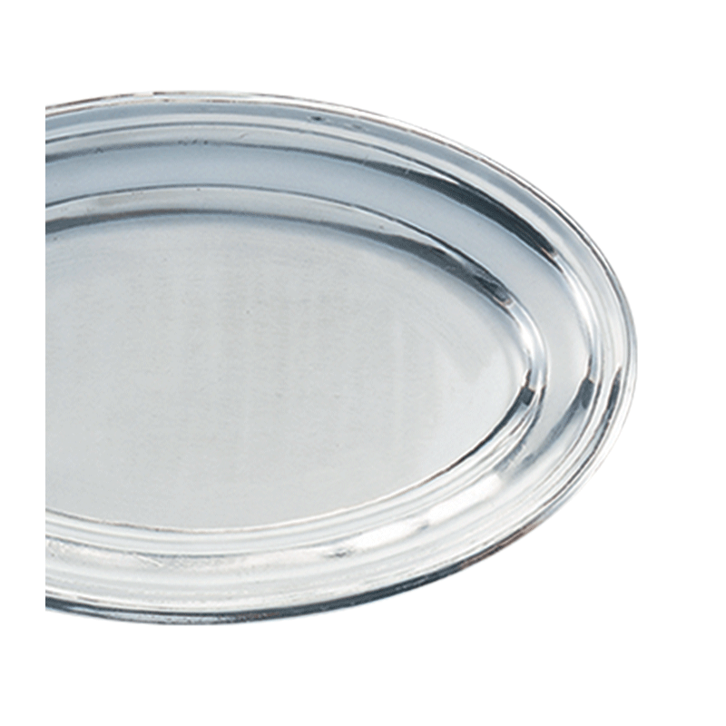 Fuente oval plata 31 x 45 cm