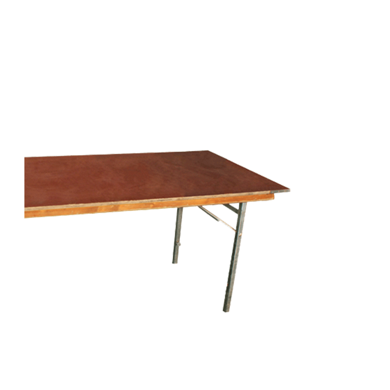 Mesa rectangular 80 x 150 cm.